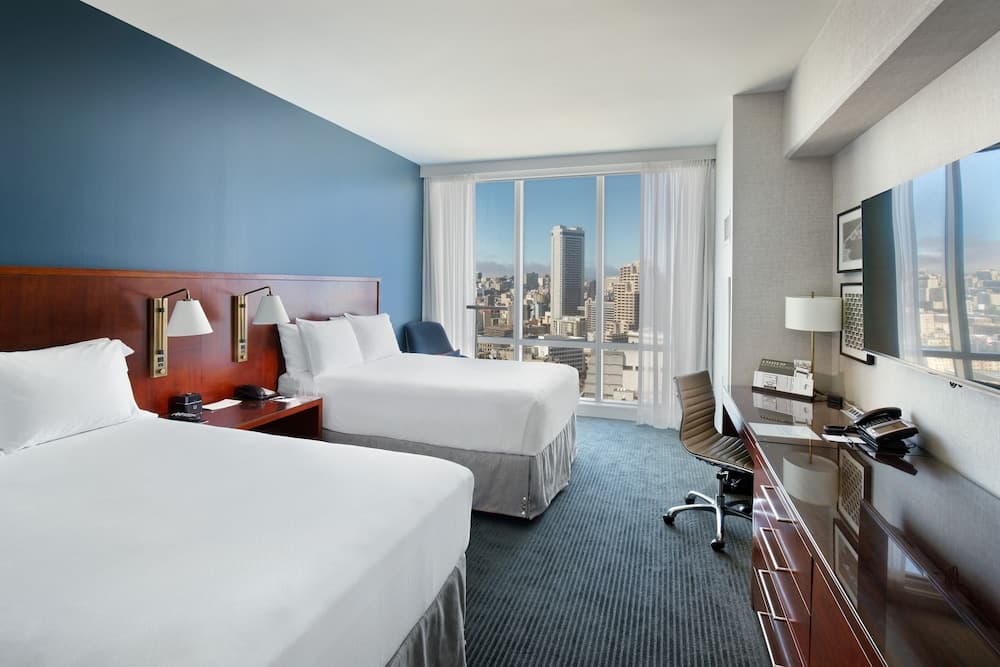 Classic Room, 2 Double Beds (West Side View) at InterContinental San Francisco by IHG in San Francisco, CA