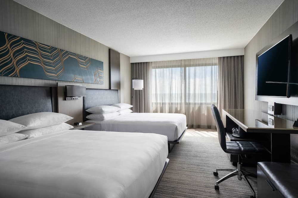 Club Room, 2 Queen Beds at Chicago Marriott Schaumburg in Schaumburg, IL
