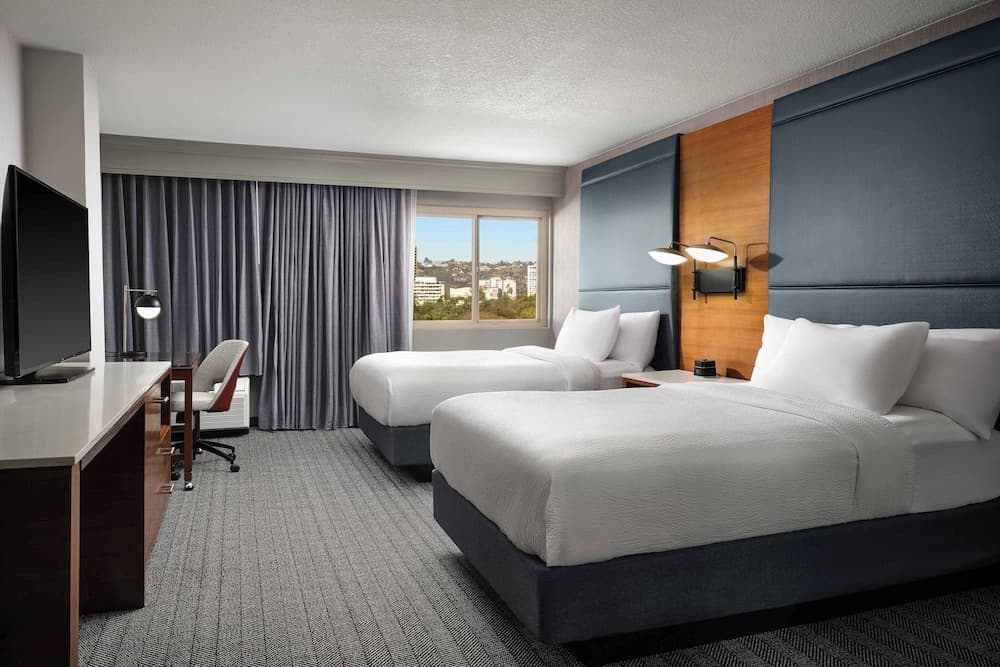 Room, 2 Double Beds (Mobility Accessible, Tub) at Courtyard Los Angeles Century City/Beverly Hills in Los Angeles, CA