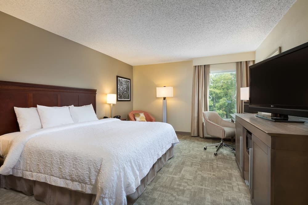 One King Bed, Non-Smoking, Accessible at Hampton Inn Houston Near the Galleria in Houston, TX