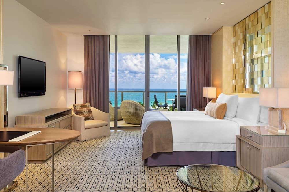 Deluxe Room, 1 King Bed, Ocean View (Balcony) at The St. Regis Bal Harbour Resort in Bal Harbour, FL