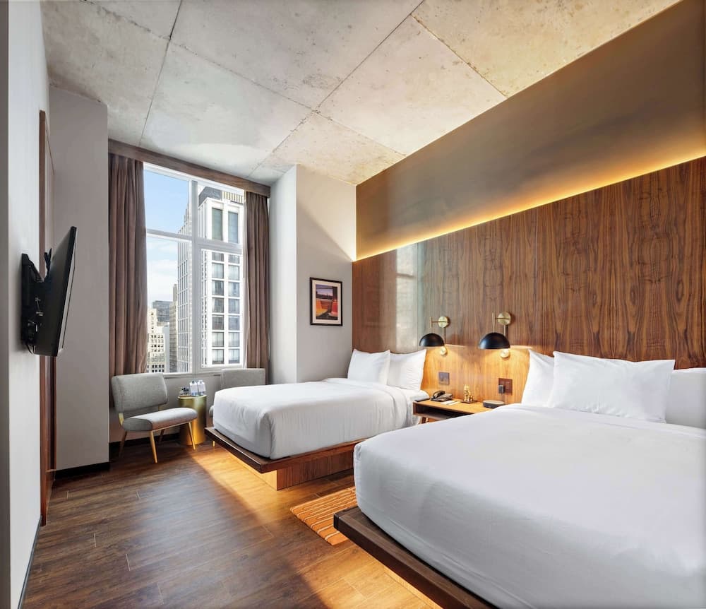 Room, 2 Double Beds, City View at Grayson Hotel in the Unbound Collection by Hyatt in New York, NY