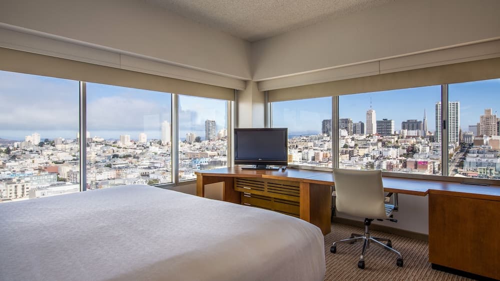 Premium Room, 1 King Bed, Corner at Holiday Inn San Francisco - Golden Gateway newly renovated with No Resort Fee in San Francisco, CA
