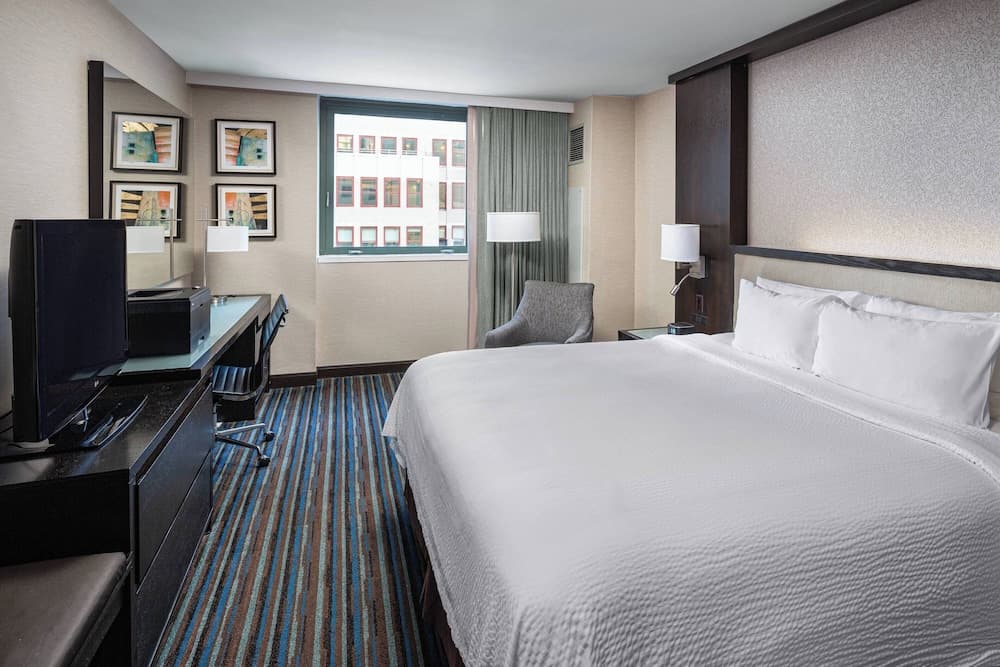Room, 1 King Bed (Mobility/Hearing Access, Roll-In Shwr) at Courtyard New York Manhattan/Times Square in New York, NY