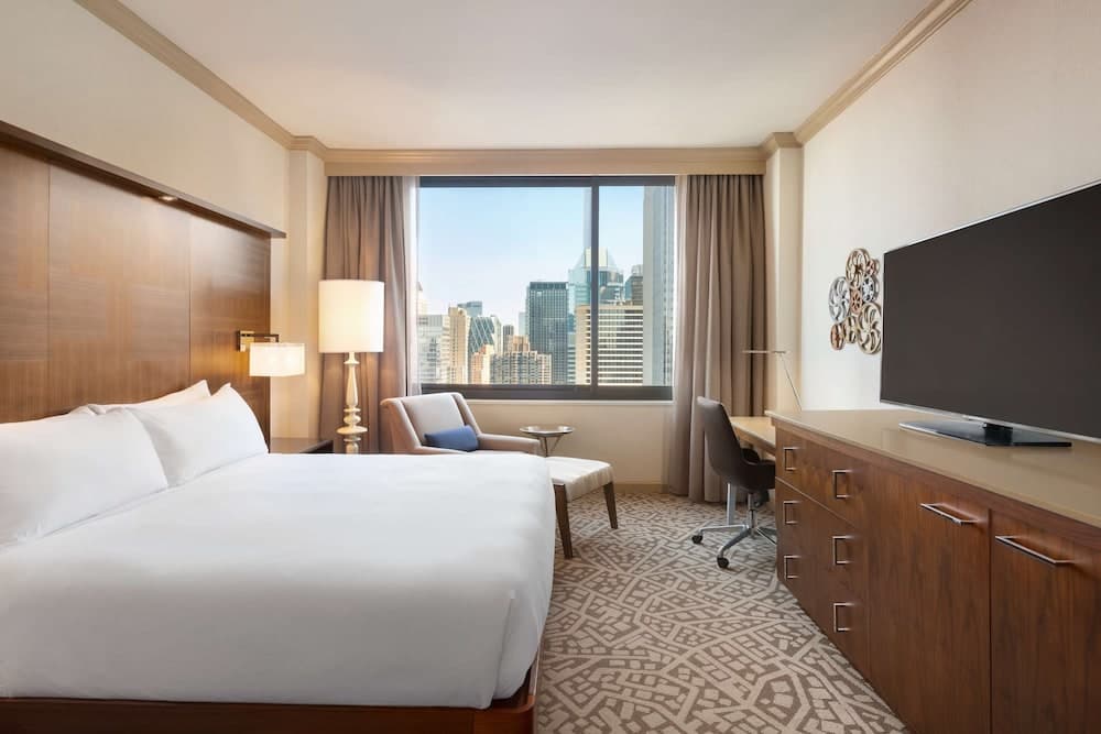 Basic Room, 1 King Bed, Accessible, Bathtub at Hilton New York Times Square in New York, NY