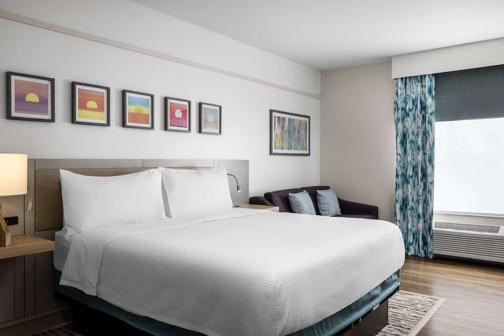 Deluxe King - larger room at Hilton Garden Inn West Palm Beach Airport in West Palm Beach, FL