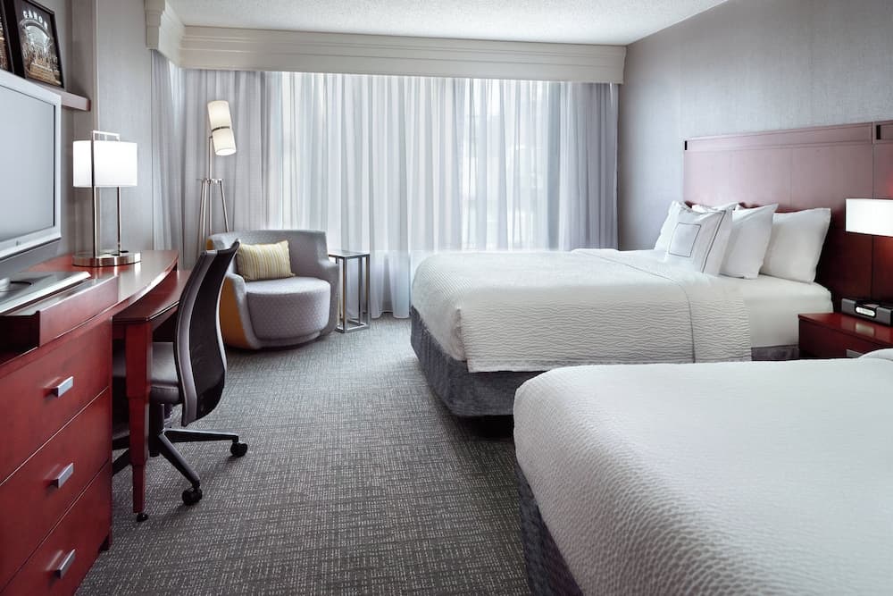 Room, 2 Queen Beds at Courtyard by Marriott Atlanta Buckhead in Atlanta, GA