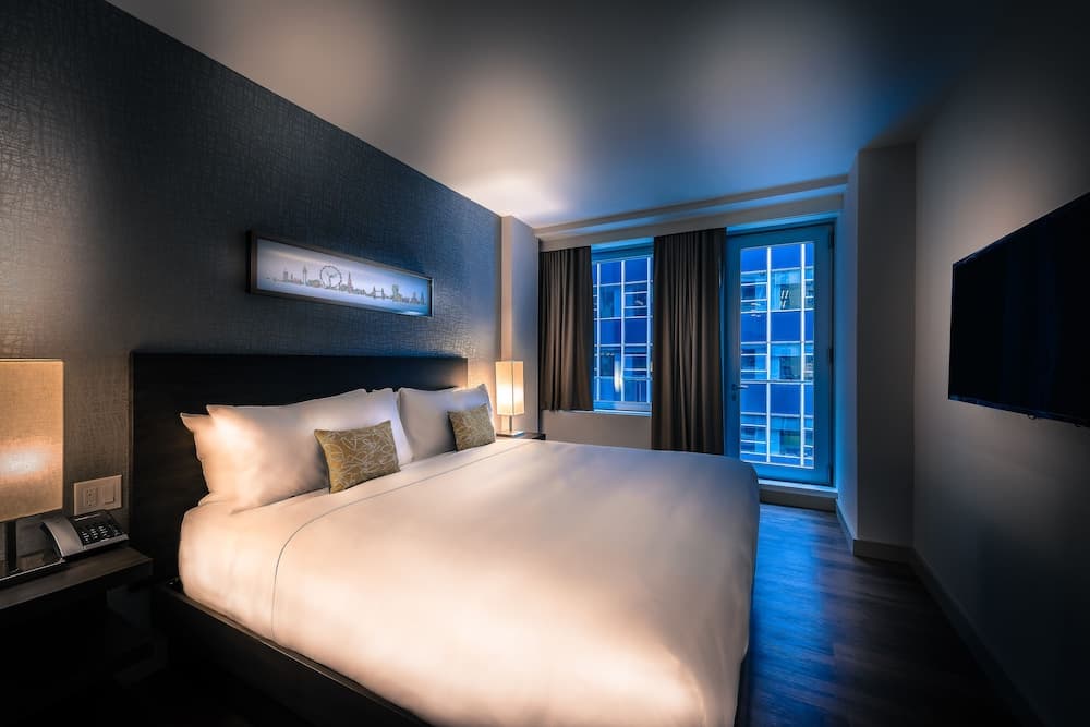 Room, 1 Queen Bed (Mobility/Hearing, Roll In Shower) at The Bernic Hotel New York City,Tapestry Collection by Hilton in New York, NY