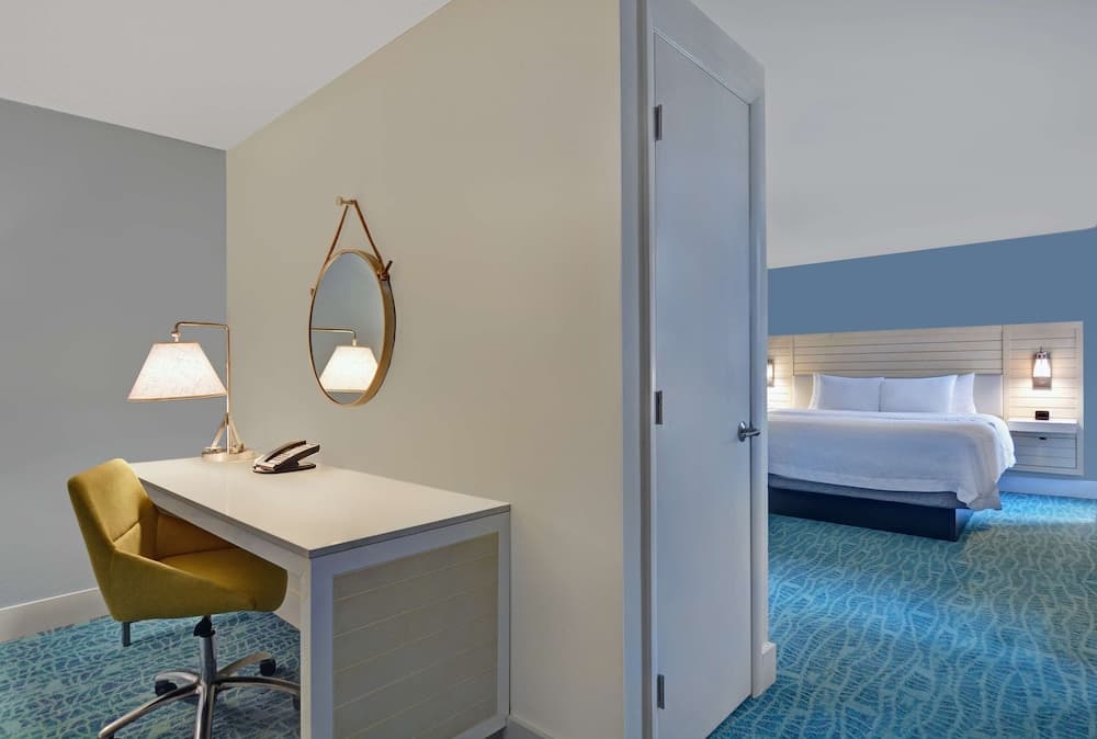 Studio Suite, 1 King Bed, Accessible, Non Smoking at Hampton Inn Oceanfront Jacksonville Beach in Jacksonville Beach, FL
