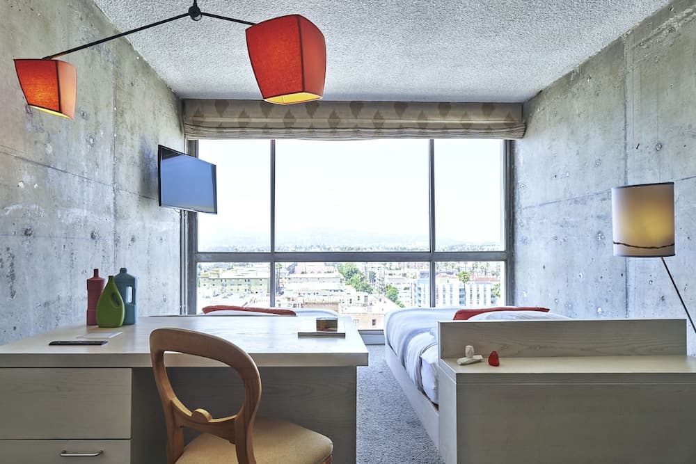 Room, 2 Double Beds (Hollywood Hills View Double) at The LINE Hotel LA in Los Angeles, CA