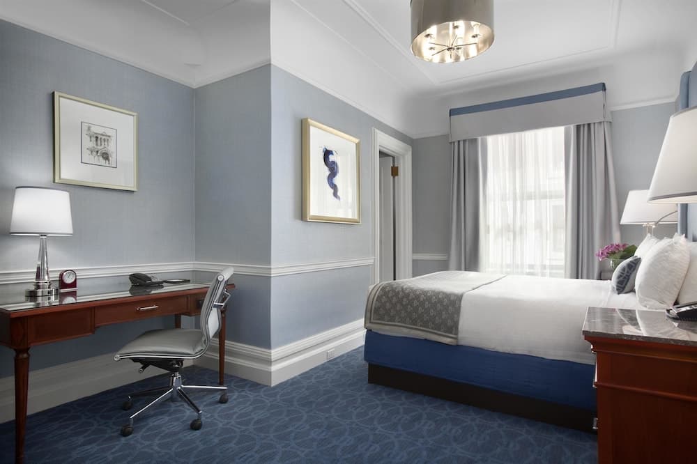 Signature Room, 1 King Bed (Best view of Church & Public Library) at Fairmont Copley Plaza, Boston in Boston, MA