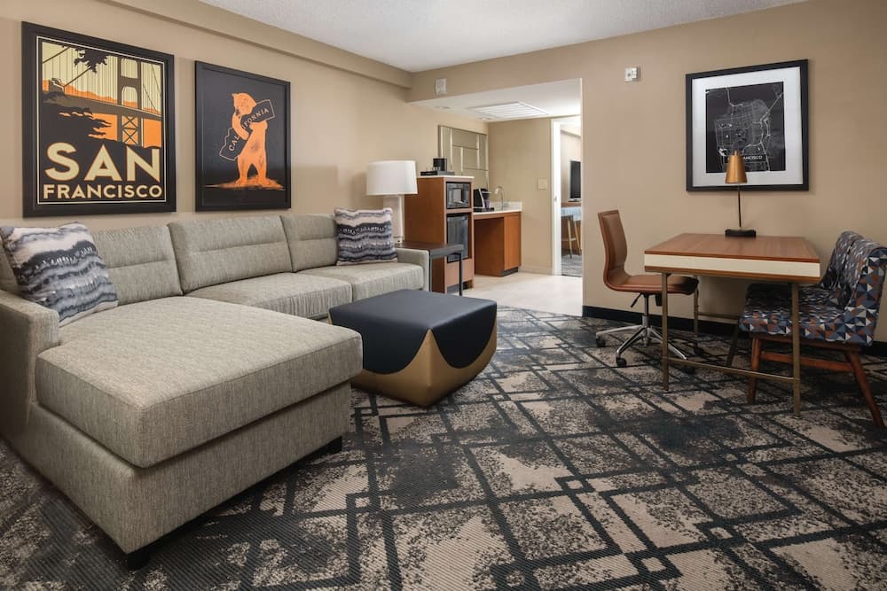 Suite, 2 Double Beds, Accessible (Roll-In Shower) at Embassy Suites by Hilton San Francisco Airport Oyster Point in South San Francisco, CA