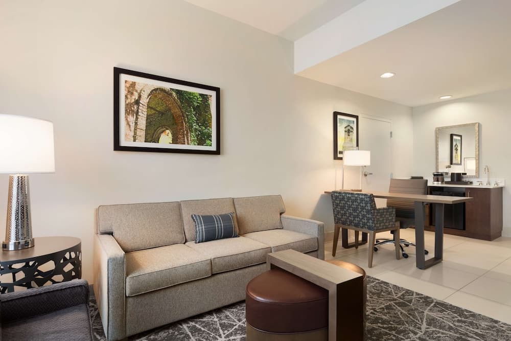 Suite, 1 King Bed, Accessible (Hearing) at Embassy Suites San Antonio Brooks City Base Hotel & Spa in San Antonio, TX
