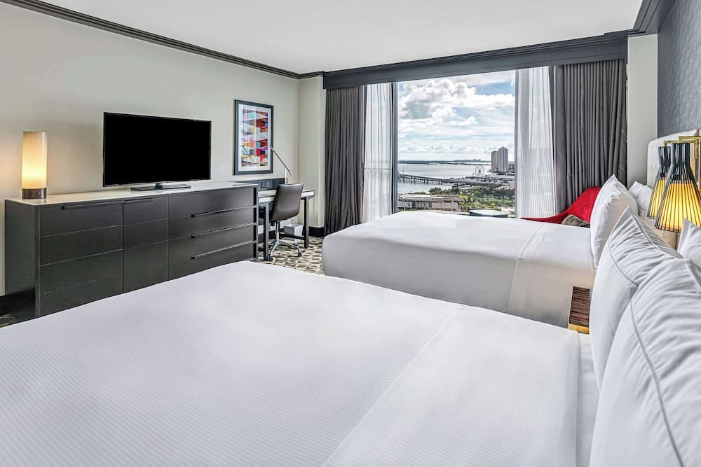 Room, 2 Queen Beds, Bay View at Hilton Miami Downtown in Miami, FL