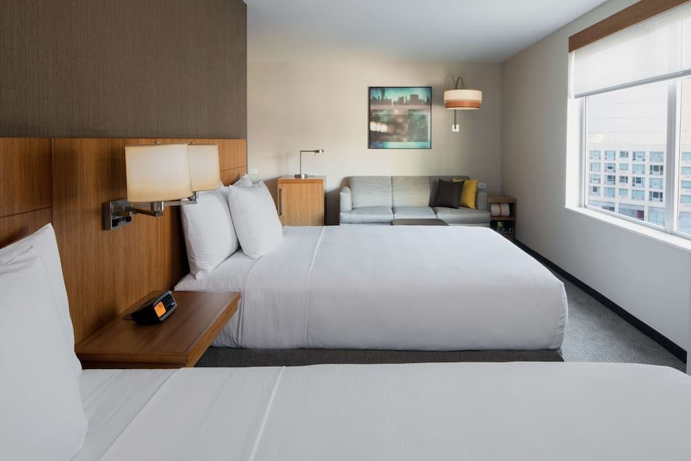 Room, Multiple Beds (2 Queen and 1 Sofa Bed) at Hyatt Place Long Island City/New York City in Long Island City, NY