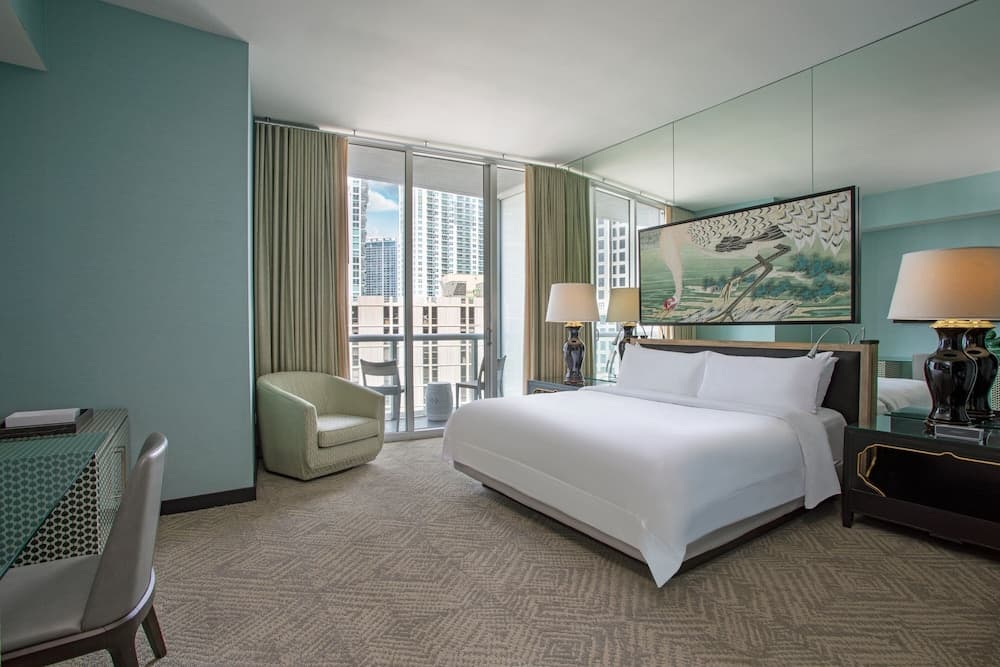 Superior Room, 1 King Bed, Balcony (Larger Guest) at W Miami in Miami, FL