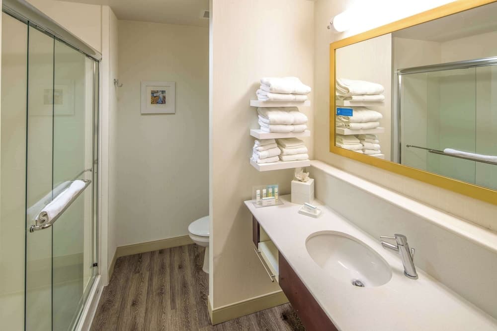 Room, 1 King Bed, Refrigerator at Hampton Inn Houston Downtown in Houston, TX