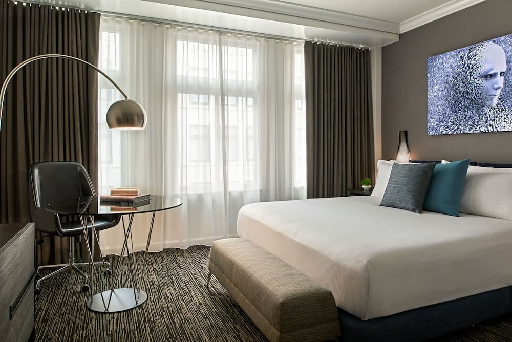 Room, 1 King Bed, Hearing Accessible, Bathtub at Hotel Zelos San Francisco in San Francisco, CA