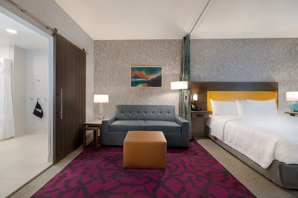 Suite, 1 King Bed, Accessible (Mobility, 3x3 Shower) at Home2 Suites By Hilton Redding in Redding, CA