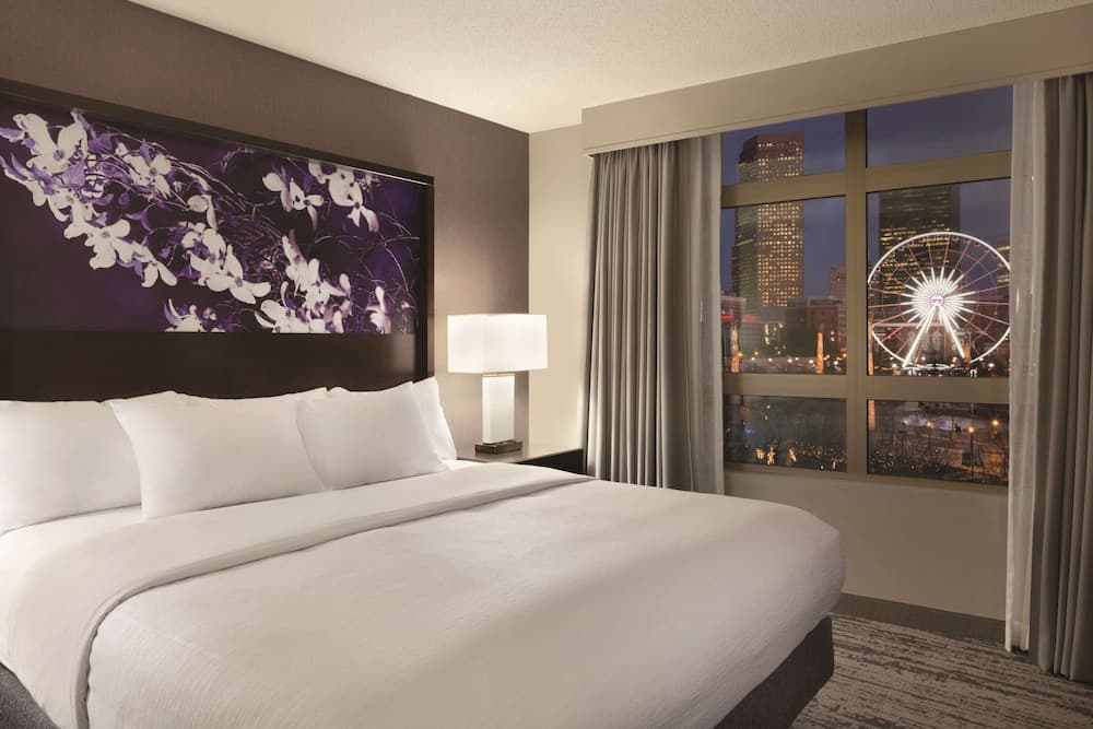 Suite, 1 King Bed, Accessible, Bathtub (Mobility & Hearing) at Embassy Suites by Hilton Atlanta at Centennial Olympic Park in Atlanta, GA