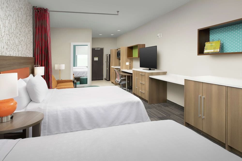 Studio, 2 Queen Beds, Accessible (Mobility & Hearing, Roll-in Shower) at Home2 Suites by Hilton San Antonio Lackland SeaWorld in San Antonio, TX