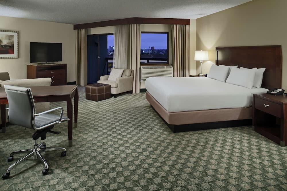 Junior Suite, 1 King Bed, Non Smoking, Balcony at DoubleTree by Hilton San Antonio Downtown in San Antonio, TX