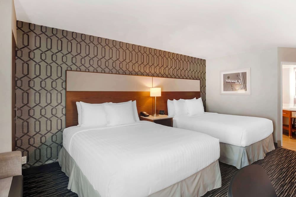 Standard Room, 2 Queen Beds, Non Smoking, Refrigerator & Microwave at Best Western Plus Commerce Hotel in Los Angeles, CA