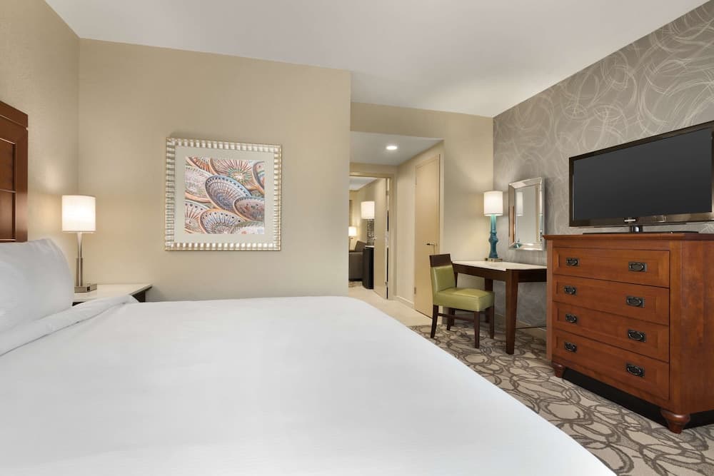 Suite, 1 King Bed, Accessible, Bathtub (Mobility & Hearing) at Embassy Suites San Antonio Airport in San Antonio, TX