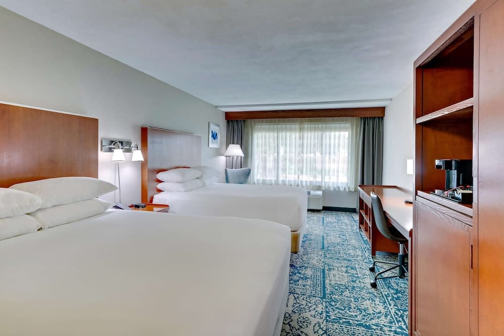 Deluxe Room, 2 Queen Beds, Refrigerator & Microwave (Upper Floor) at Wyndham Garden San Antonio Airport in San Antonio, TX
