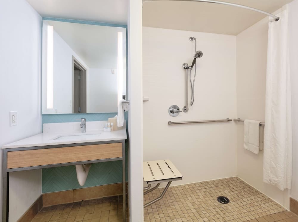 Room, 1 King Bed, Accessible (Roll-In Shower) at Hilton Garden Inn Irvine East/Lake Forest in Foothill Ranch, CA