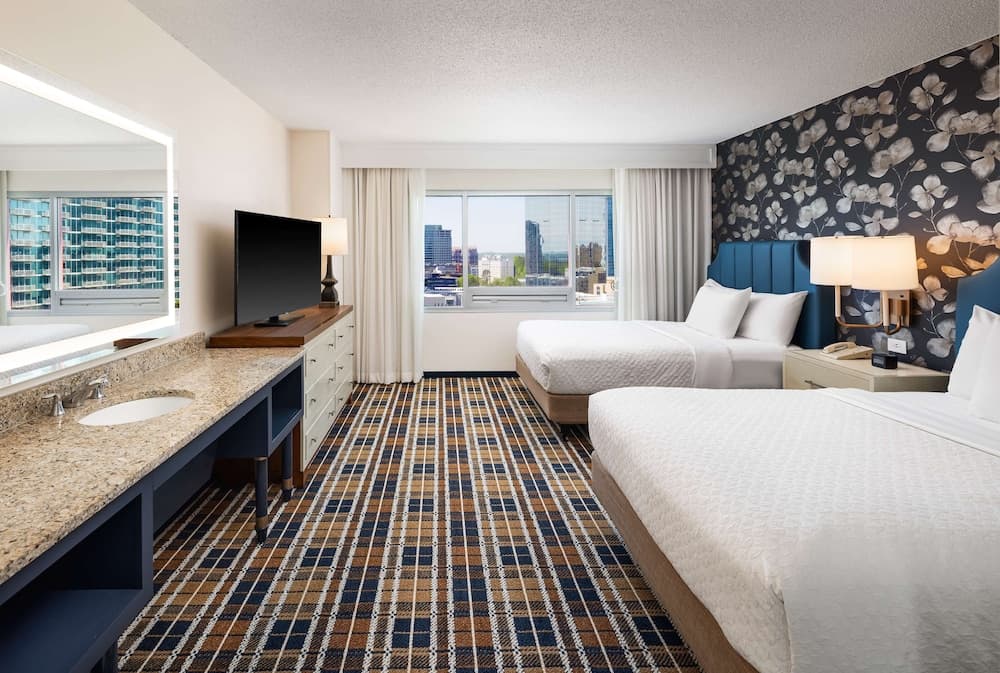 Suite, 2 Queen Beds, Accessible, Allergy Friendly at Embassy Suites by Hilton Atlanta Buckhead in Atlanta, GA