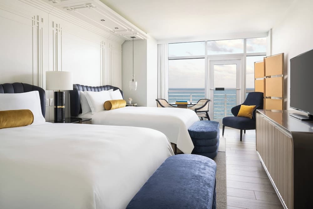 Club Room, 2 Double Beds, City View at The Ritz-Carlton, South Beach in Miami Beach, FL