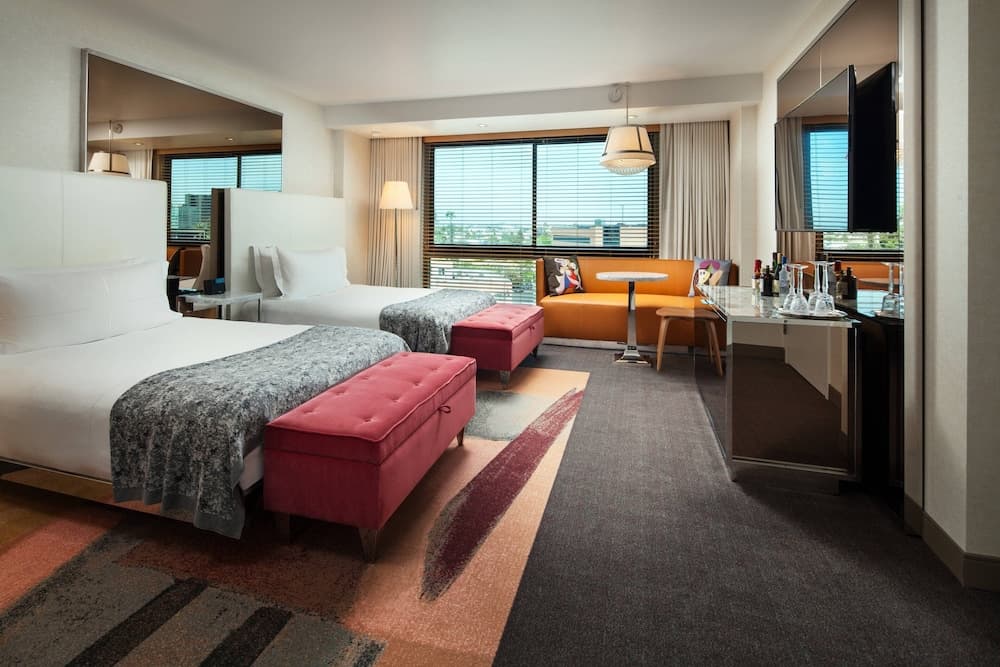 Room, 2 Double Beds, Terrace at SLS Hotel, a Luxury Collection Hotel, Beverly Hills in Los Angeles, CA