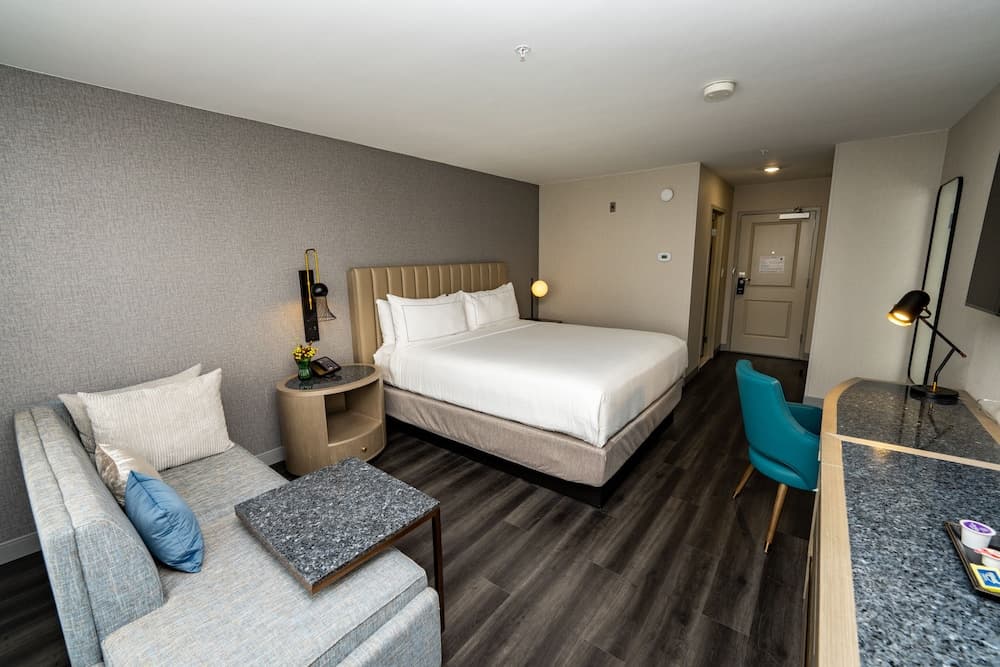 Room, 1 King Bed with Sofa bed at DoubleTree by Hilton San Francisco South Airport Blvd in South San Francisco, CA