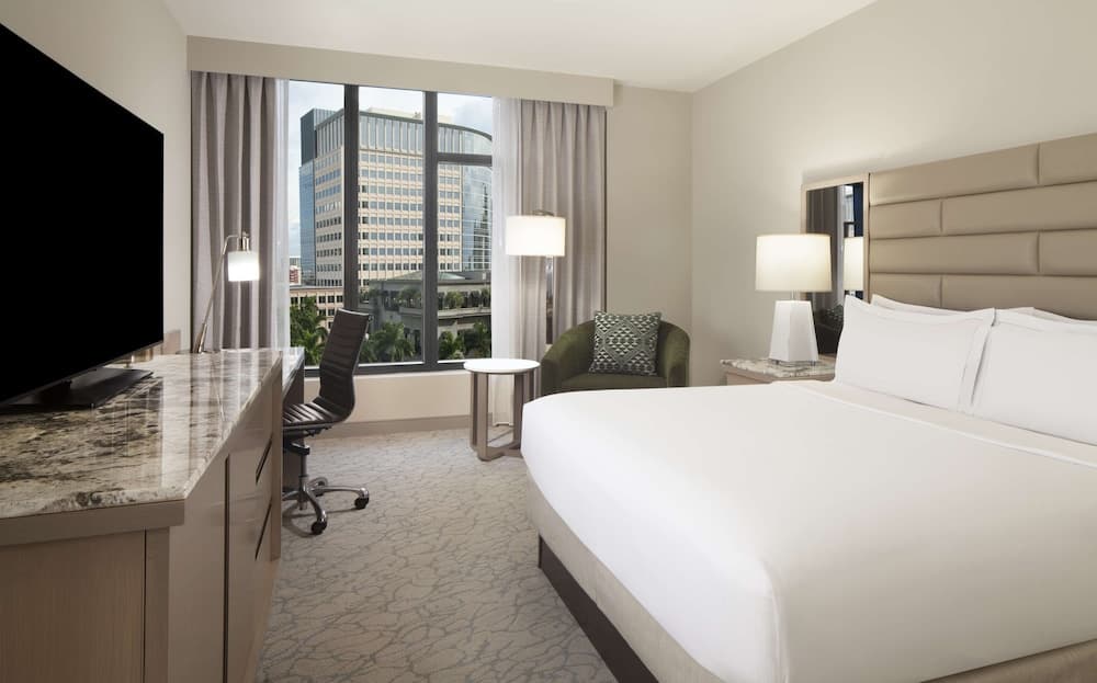 Room, 1 King Bed, Accessible, Executive Level at Hilton West Palm Beach in West Palm Beach, FL