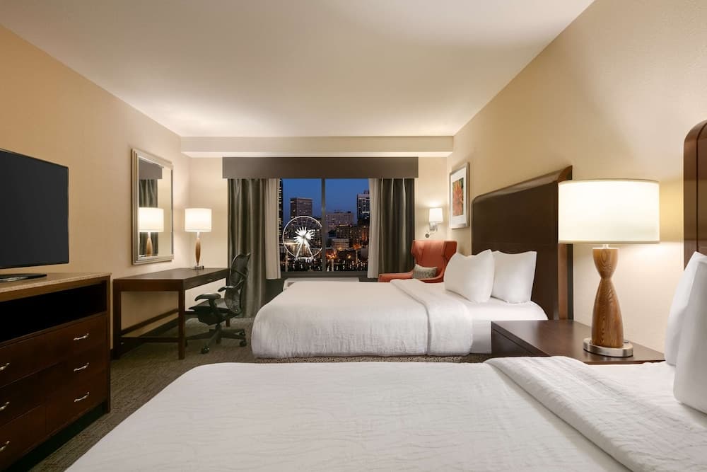 Single Room, 2 Queen Beds, Accessible, Bathtub at Hilton Garden Inn Atlanta Downtown in Atlanta, GA
