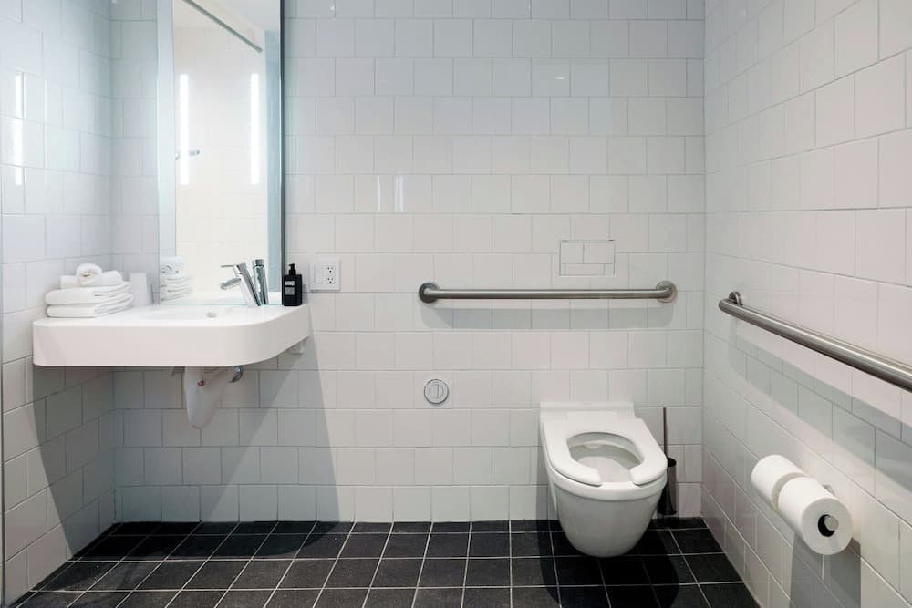 Room, 1 King Bed (Mobility Accessible, Roll-In Shower) at citizenM Miami Brickell in Miami, FL