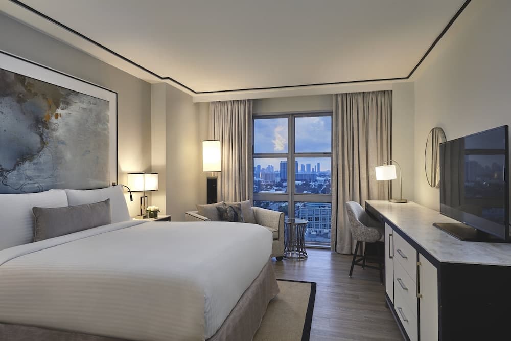 Room, 1 King Bed with Sofa bed, City View (Skyline View) at Loews Miami Beach Hotel – South Beach in Miami Beach, FL