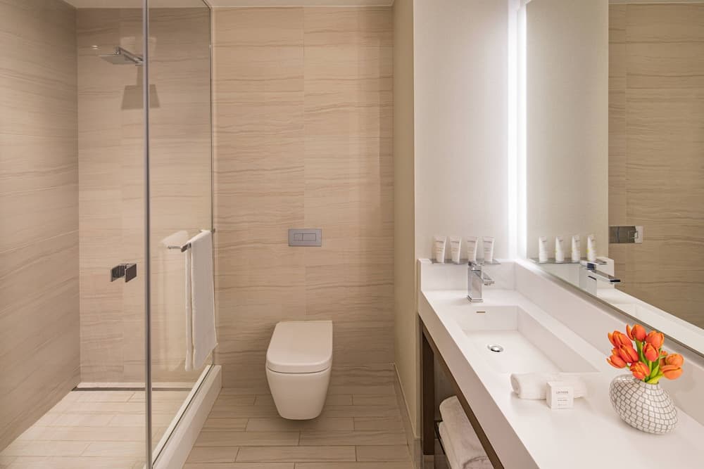 Room, 2 Queen Beds (Mobility Accessible, Roll-In Shower) at Courtyard New York Manhattan/Midtown West in New York, NY
