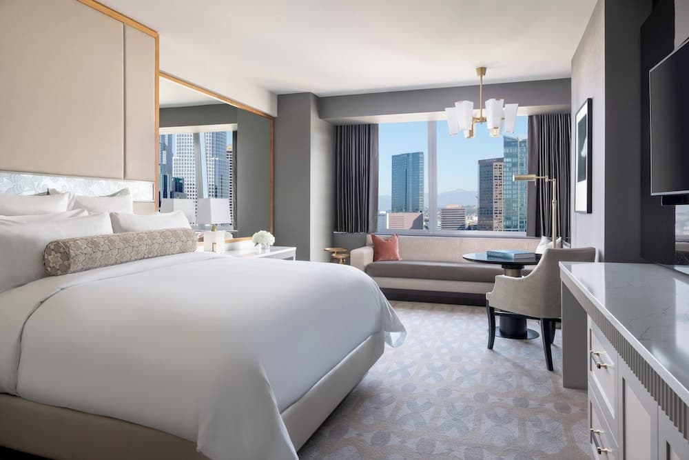 Deluxe Room, 1 King Bed, City View at The Ritz-Carlton, Los Angeles in Los Angeles, CA