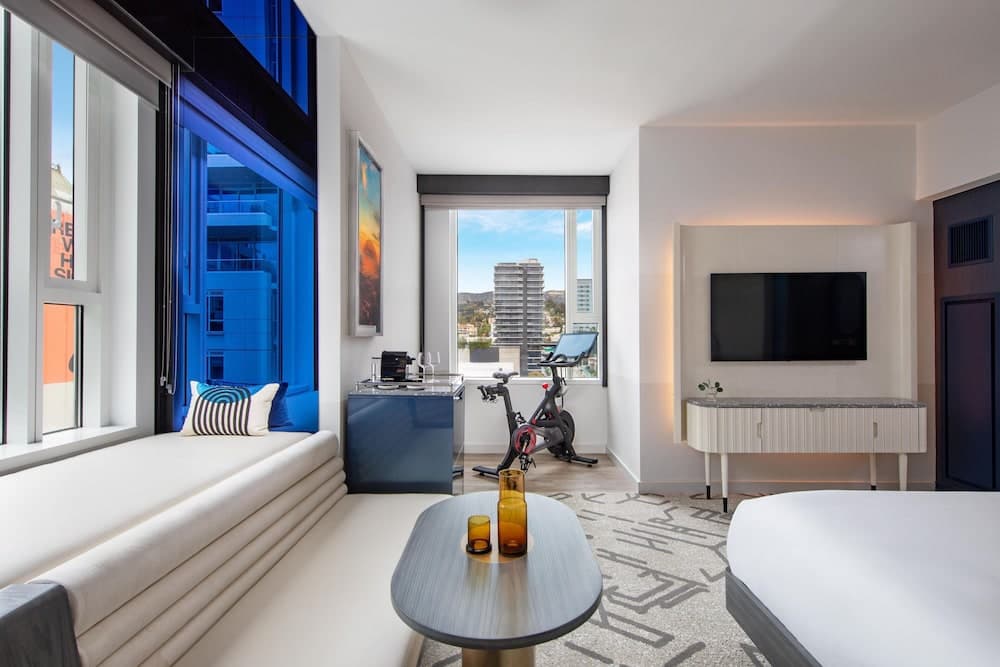 Deluxe Room, 1 King Bed, Corner at W Hollywood in Los Angeles, CA
