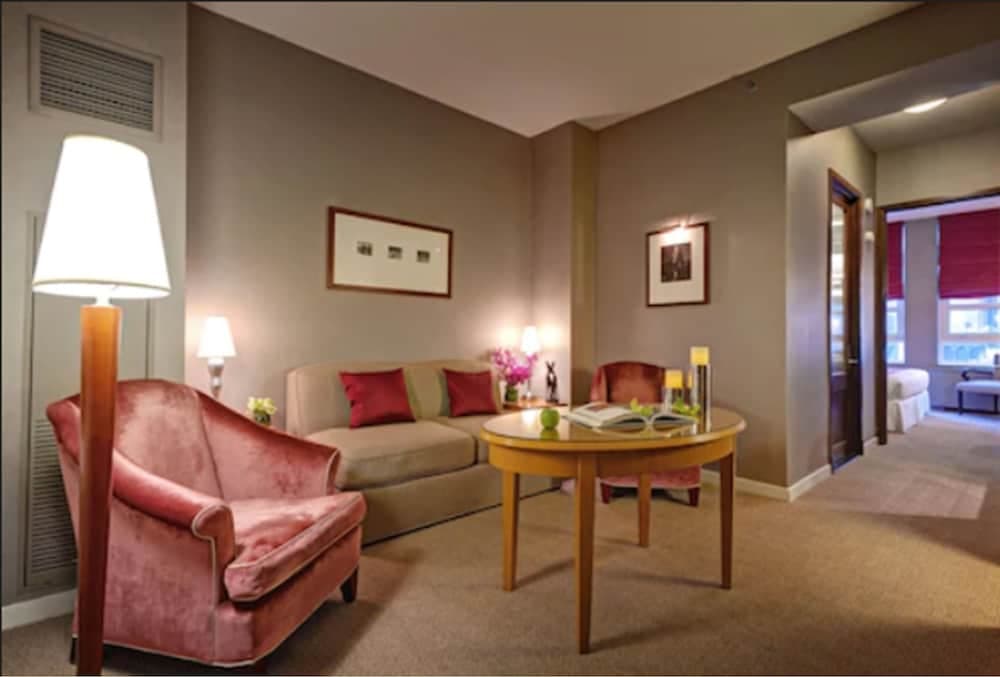 Classic Suite, 1 King Bed with Sofa bed at Hotel Giraffe by Library Hotel Collection in New York, NY