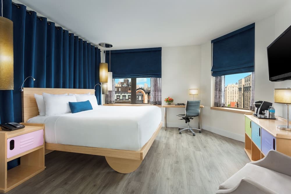 Deluxe Room, 1 King Bed (Broadway View) at Arthouse Hotel New York City in New York, NY
