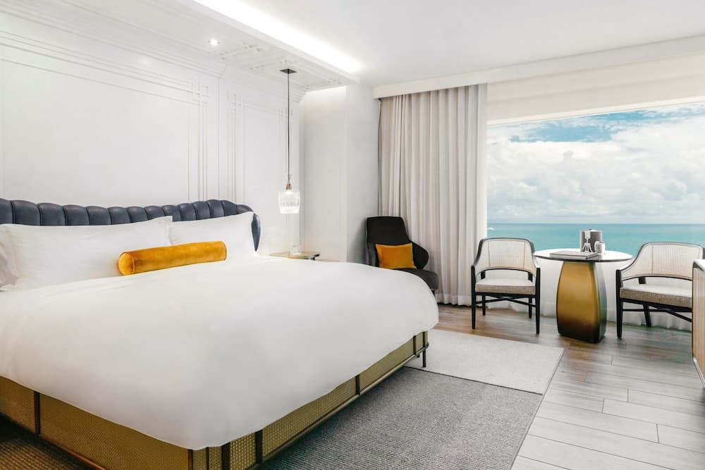 Room, 1 King Bed, Partial Ocean View at The Ritz-Carlton, South Beach in Miami Beach, FL