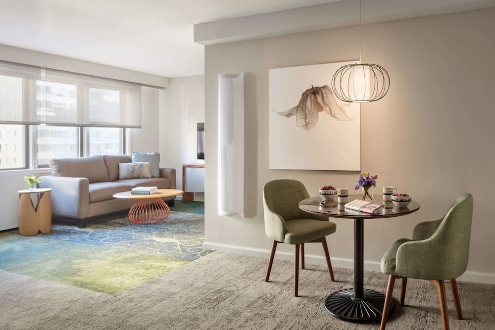 Junior Suite, 2 Queen Beds, Garden View at The Gardens Sonesta ES Suites New York in New York, NY
