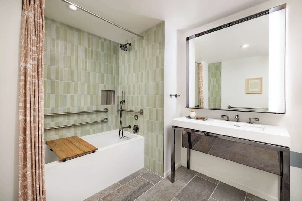 King Mobility Accessible Tub at Timbri Hotel San Francisco, Curio Collection by Hilton in San Francisco, CA