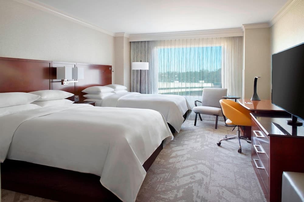 Room, 2 Double Beds (Mobility/Hearing Access, Roll-In Shwr) at Atlanta Airport Marriott Gateway in Atlanta, GA