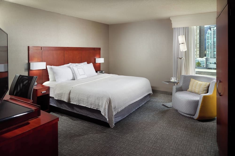 Room, 1 King Bed at Courtyard by Marriott Atlanta Buckhead in Atlanta, GA