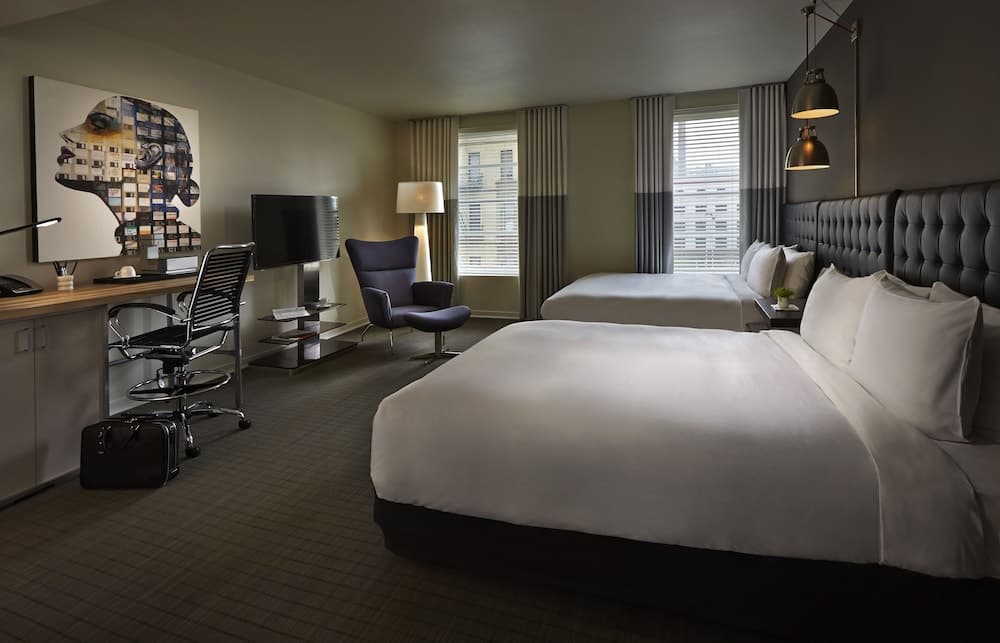 Room, 2 Double Beds, Mobility Accessible (Roll-in Shower) at Hotel Zetta San Francisco in San Francisco, CA