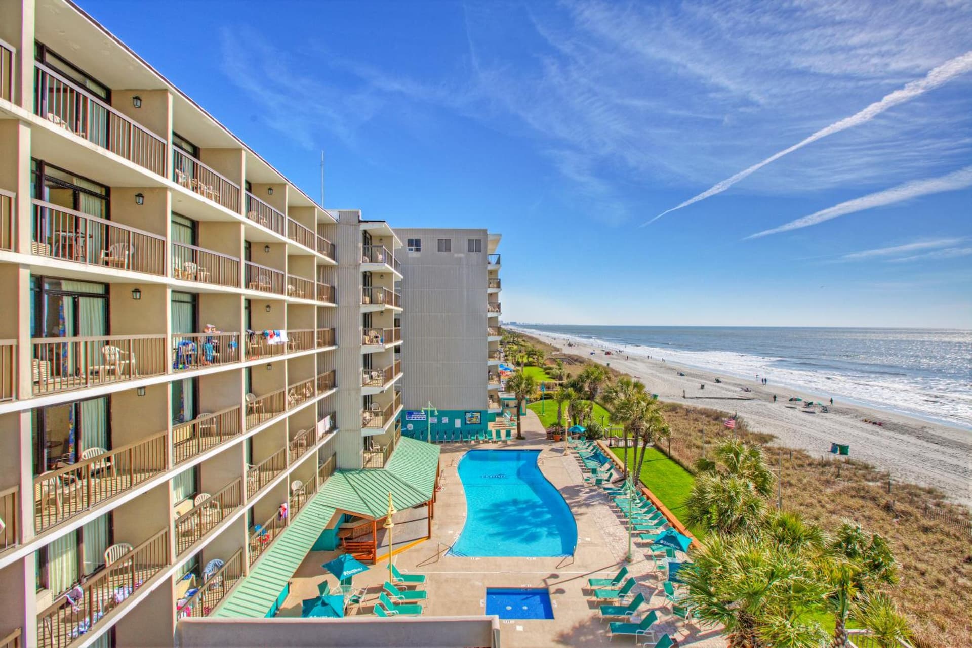 North Shore Oceanfront Resort Hotel exterior or lobby in Myrtle Beach, SC — main listing photo